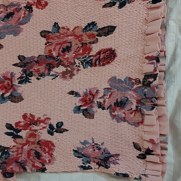 Zara Floral Turtleneck/Barbie core/Sz S/Pink/Cropped/Sexy - Picture 3 of 7